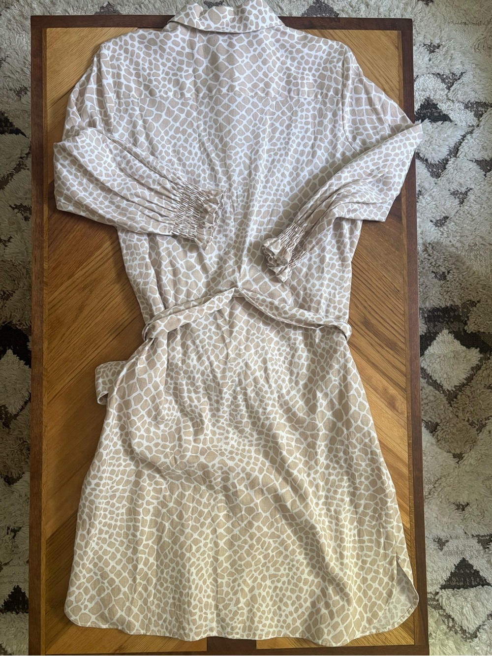 Foxcroft Abby Giraffe 3/4 Sleeve Dress - Picture 4 of 5